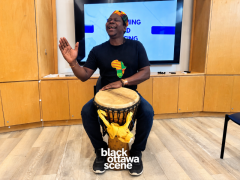 Eric-Wandara-plays-African-drum