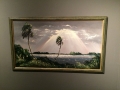 James Gibson (1938-), Moonlit Palm, 1966, oil on Upson board