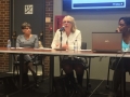 Denise Rousseau-Pistilli (middle) and Joanne Fourgette (far left) from Bruyere Village on Managing Your Independence