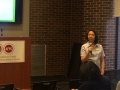 Kiosk presentation by Bernadette Lee-Wo for Alzheimer Society