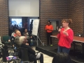 Kiosk presentation by Diane Menard, Program Manager at Guest House