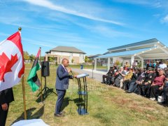 1.Councillor-Rawlson-King-representing-Rideau-Rockcliffe-Ward-13-addresses-the-gathering-and-speaks-about-the-monuments-significance-to-Ottawas-Black-history-2