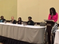 from left to right, Dr. Helen Ofusu, Meagan Tanner, Praveeni Perera, and Barbara Laurenstin (2)