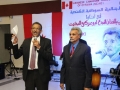 SCAO president Galal Ali delivering the community honouring speech