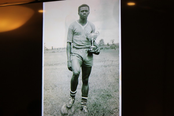 Captain of soccer cup-winning team, St. Patrick's College, Emene, 1964