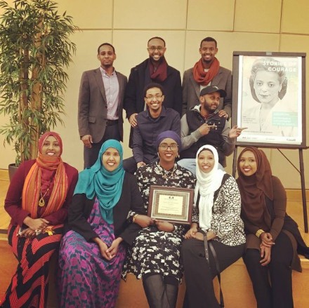 Justice for Abdirahman Coalition members at the 2017 Black History Month launch Photo credit: Ifrah Hassan