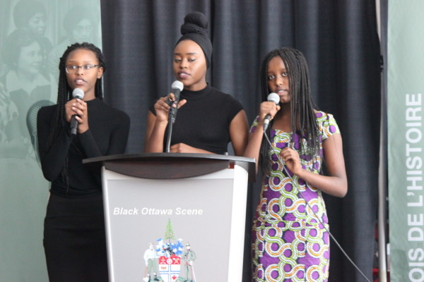African-American anthem is sung by MeganAlexa & Chelsea Sikubwabo, with Lygie Shimwa 