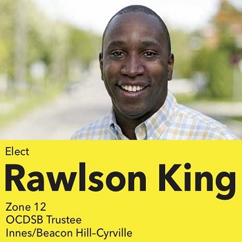 Rawlson King: Trustee in Ottawa-Carleton District School Board Zone 12