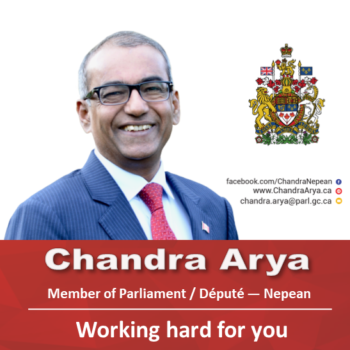 MP Chandra Arya ad