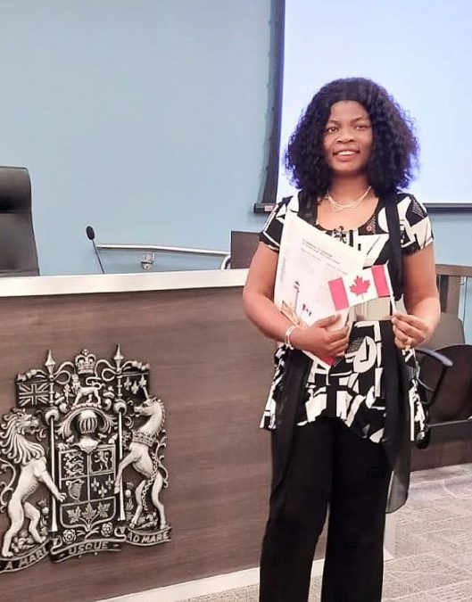 Irene Chantal Bogne gets Canadian citizenship