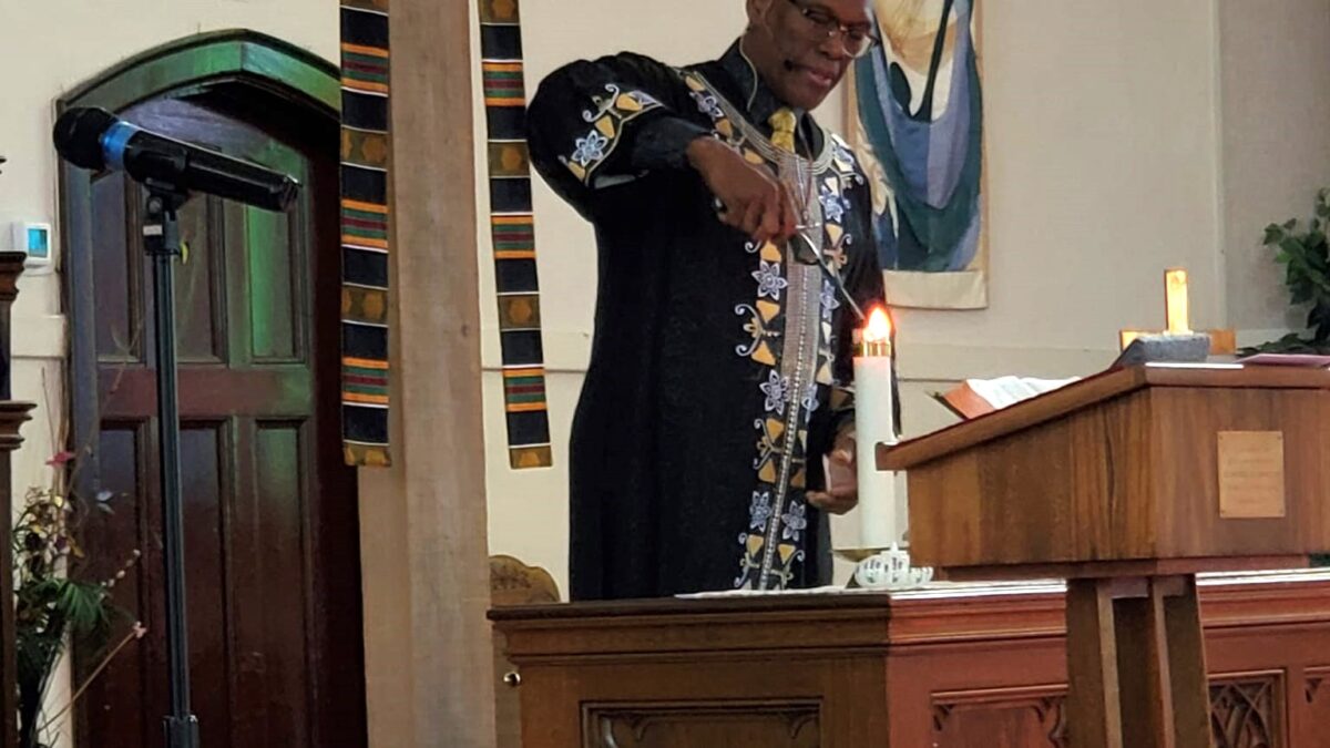 Rev Anthony Bailey’s final Sunday service features Imani Gospel Choir