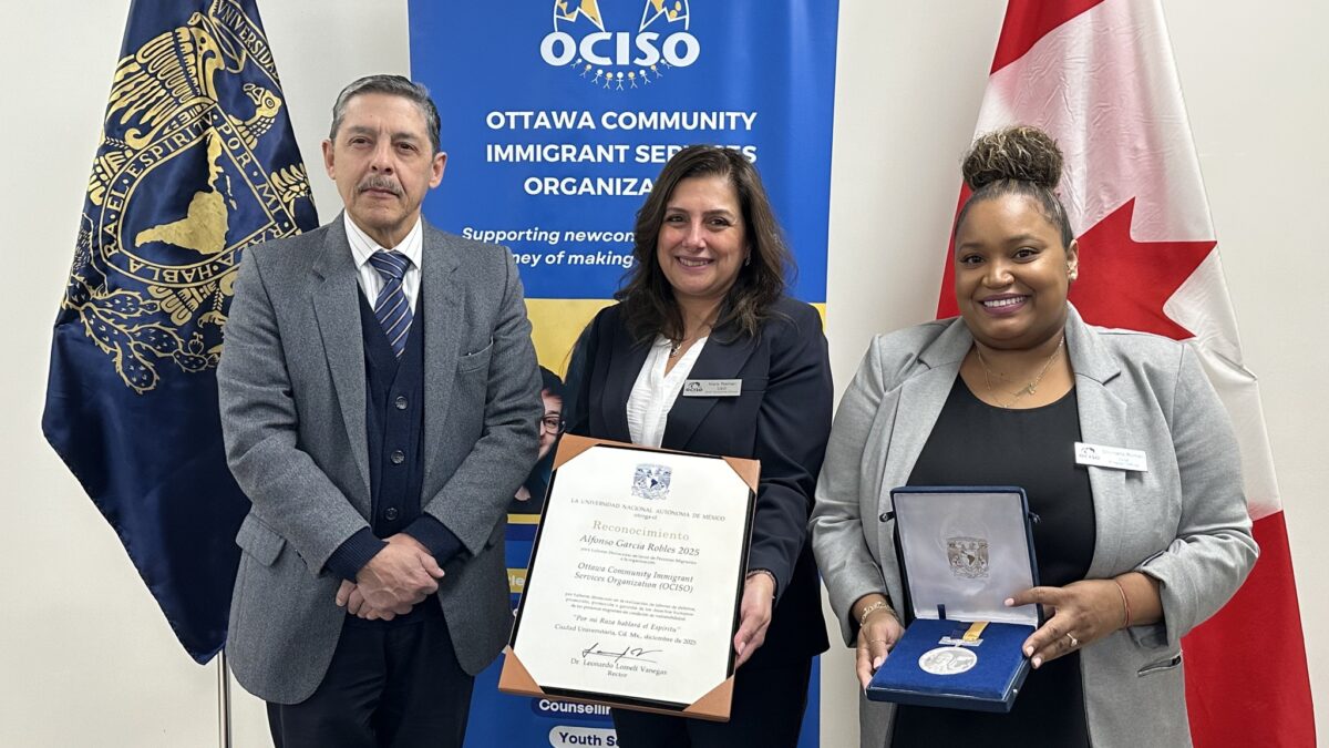 OCISO receives Alfonso Garcia Robles award