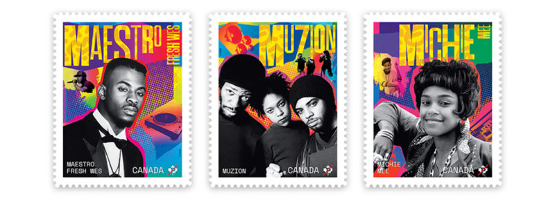 Canada Post Black History Month stamps pay tribute to Canada’s hip-hop stars