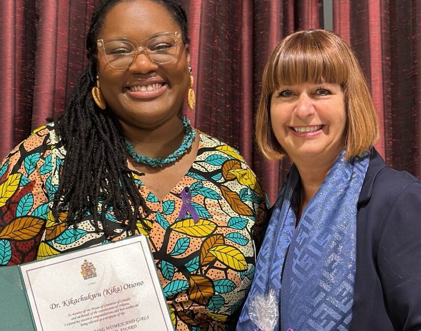 Dr. Kika Otiono receives prestigious award