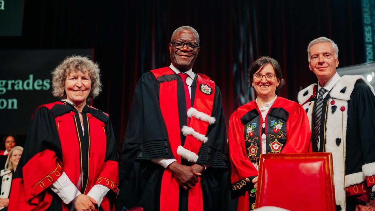 Nobel Prize winner Dr. Denis Mukwege awarded honorary doctorate degree by University of Ottawa
