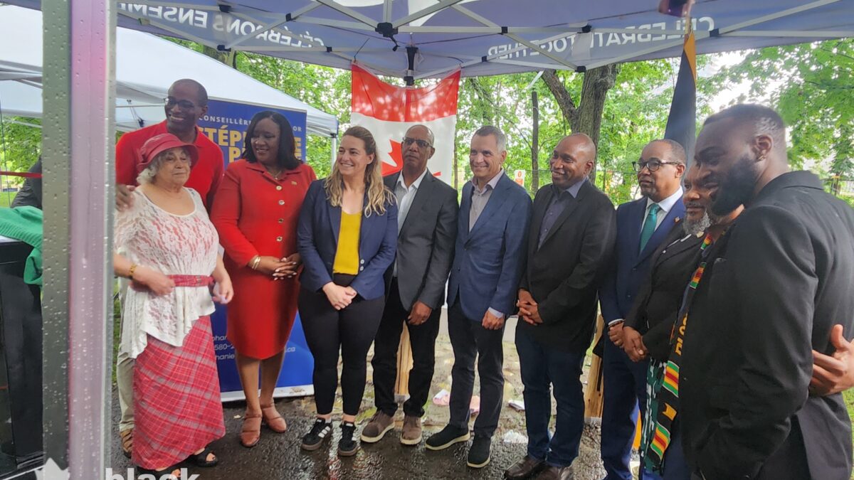 Educational Storyboard unveiled at Herbert and Estelle Brown Park Inauguration